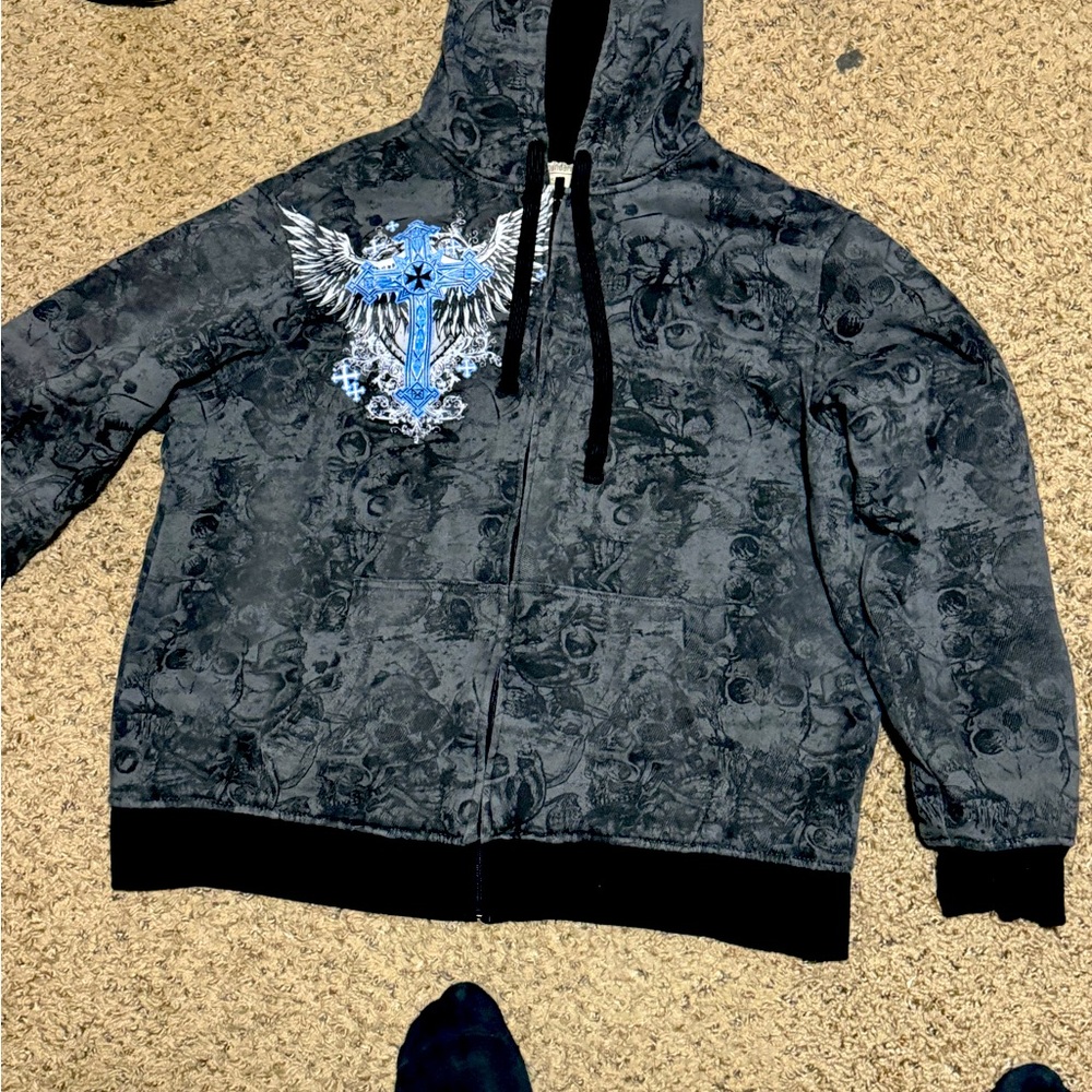 No boundaries zip up hoodie